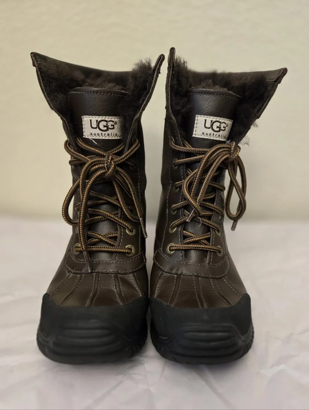 Ugg Adirondack II Womens Sz 6 Winter Boots Waterproof Vibram Warm Sherling